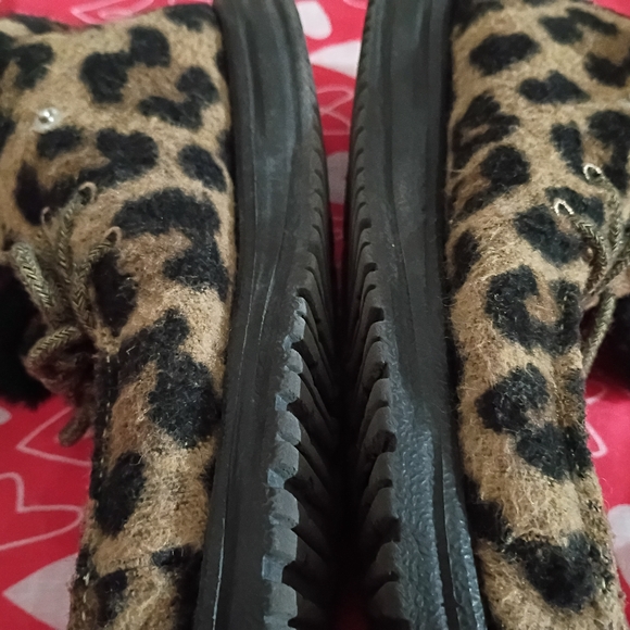 Leopard Print Faux Fur Lined Boots main image 6